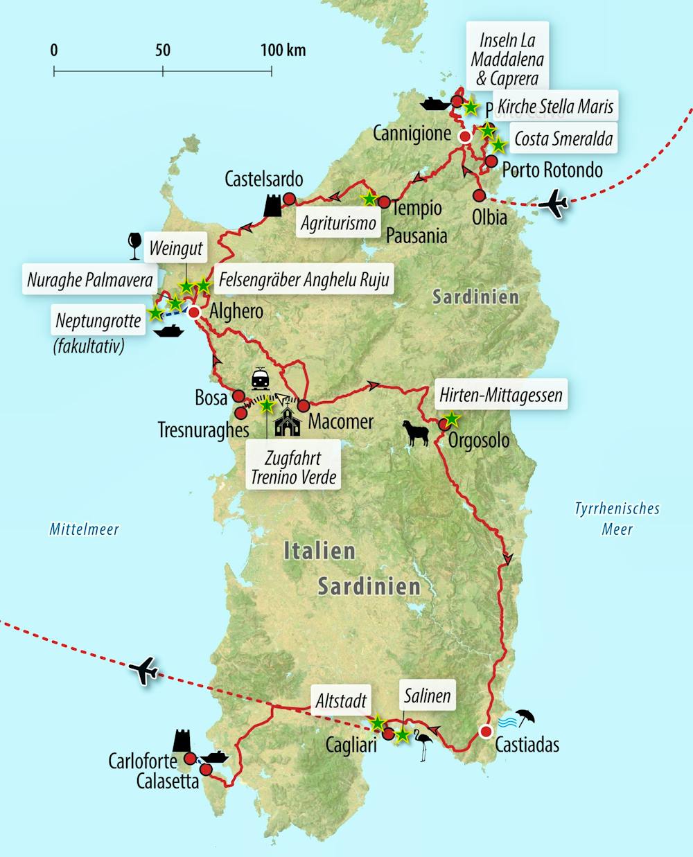 Ihre Reiseroute – © Eberhardt TRAVEL