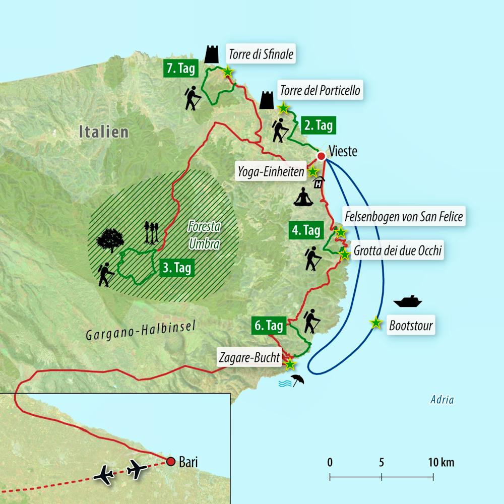 Ihre Reiseroute – © Eberhardt TRAVEL