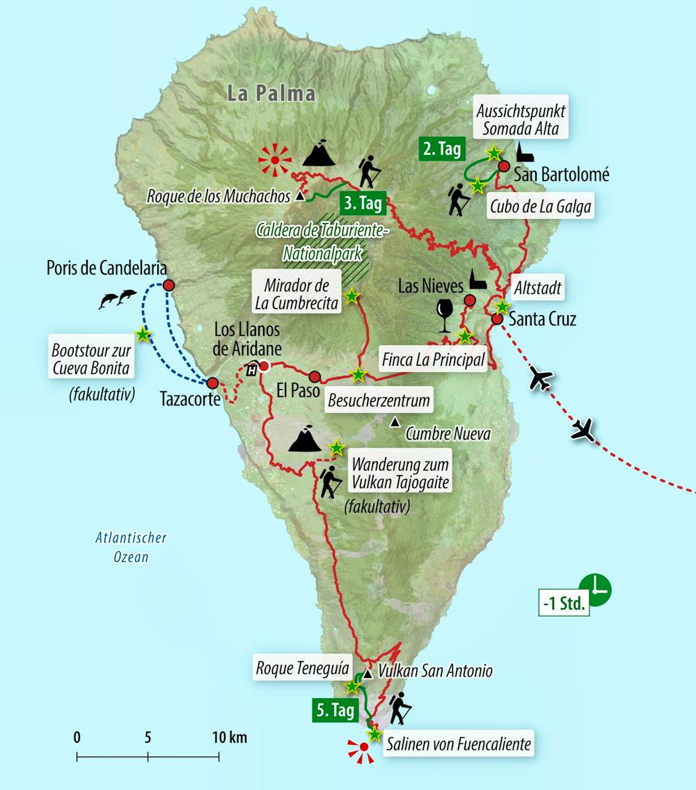 Ihre Reiseroute – © Eberhardt TRAVEL