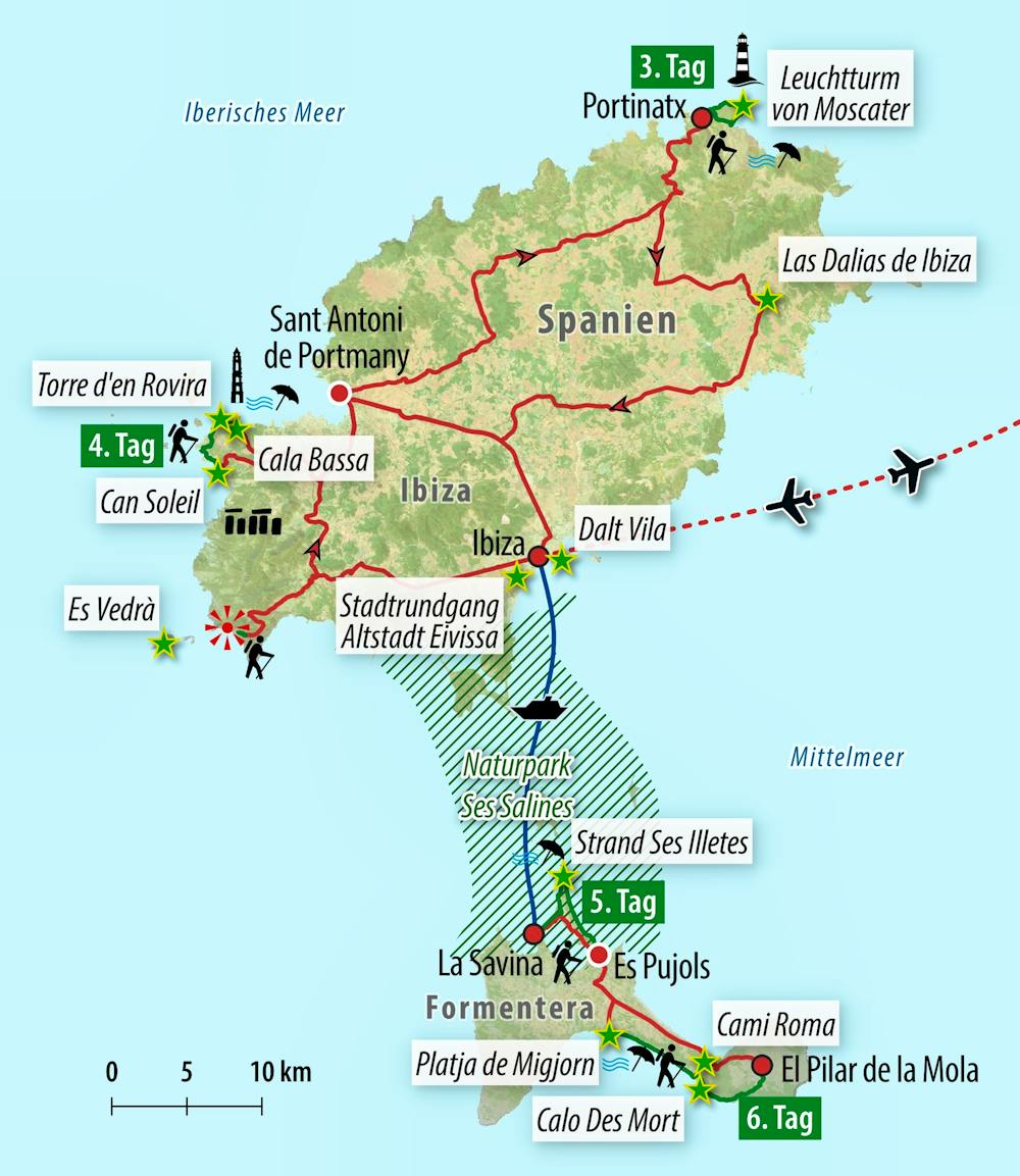 Ihre Reiseroute – © Eberhardt TRAVEL
