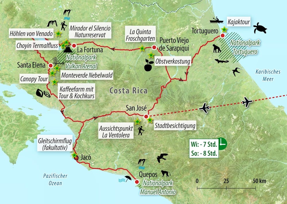 Ihre Reiseroute – © Eberhardt TRAVEL