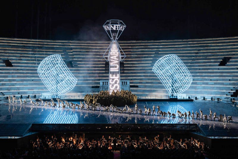 Nabucco in der Oper von Verona - ©Foto ENNEVI – Courtesy of Fondazione Arena di Verona 