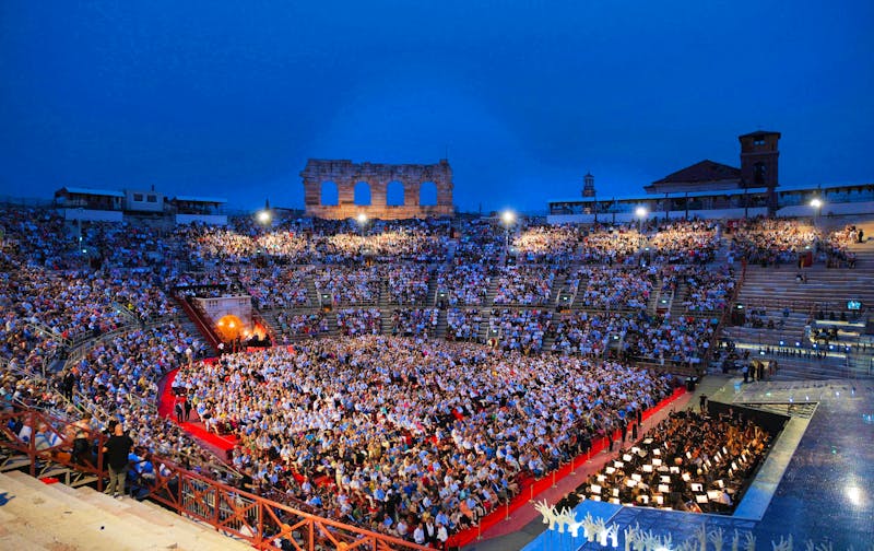 Oper Aida in der Arena von Verona - ©ENNEVI Foto – Courtesy of Fondazione Arena di Verona 