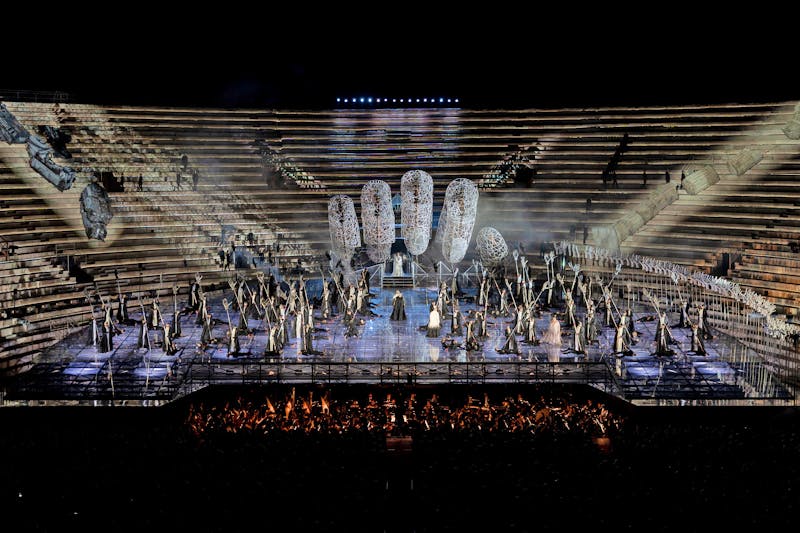 Oper Aida in der Arena von Verona - ©ENNEVI Foto – Courtesy of Fondazione Arena di Verona 