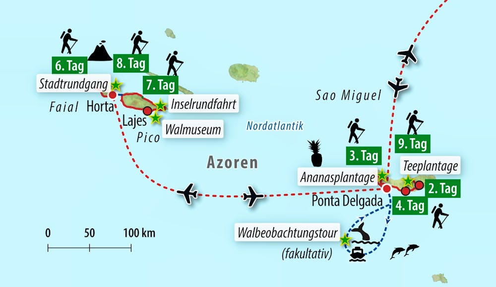 Ihre Reiseroute – © Eberhardt TRAVEL