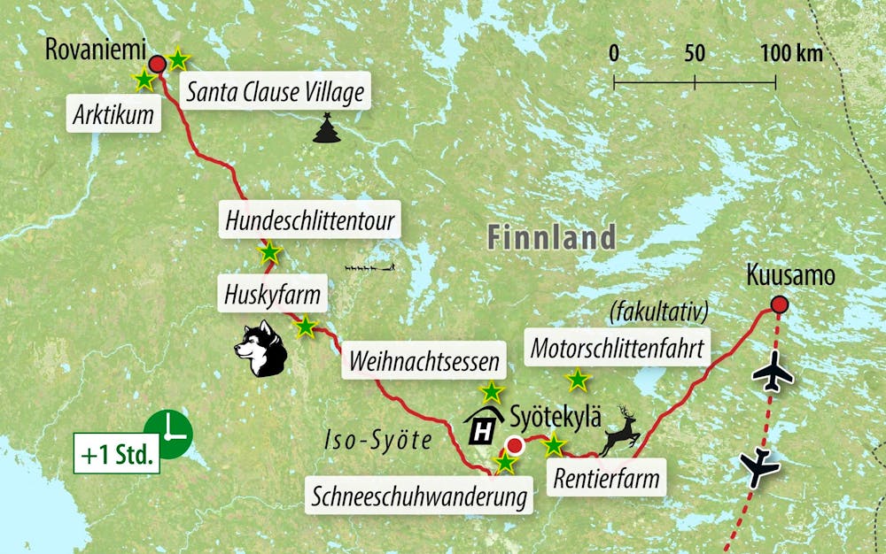 Ihre Reiseroute – © Eberhardt TRAVEL