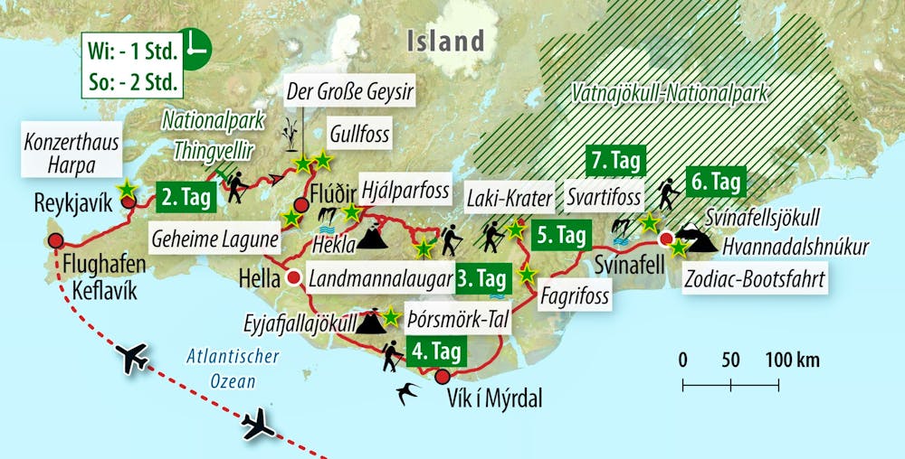 Ihre Reiseroute – © Eberhardt TRAVEL