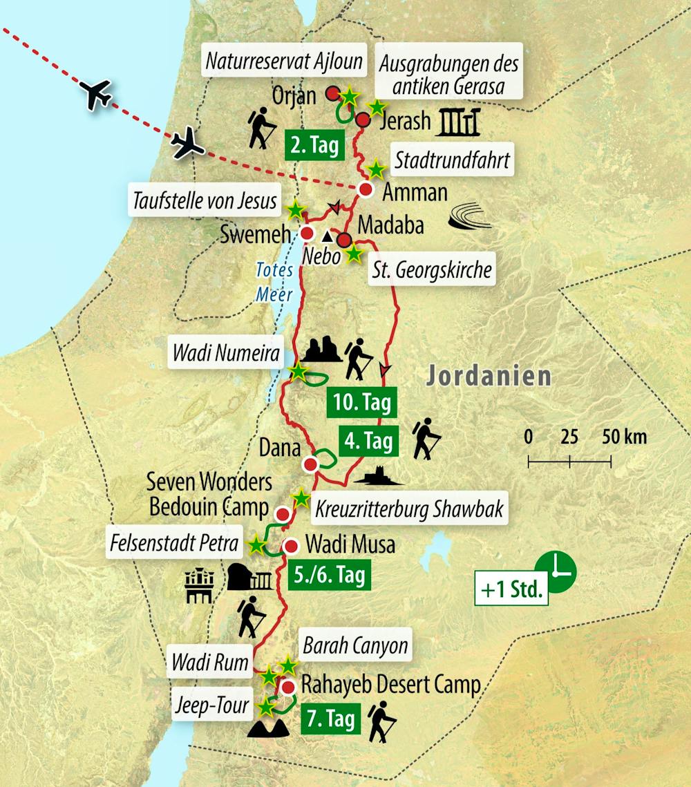 Ihre Reiseroute – © Eberhardt TRAVEL