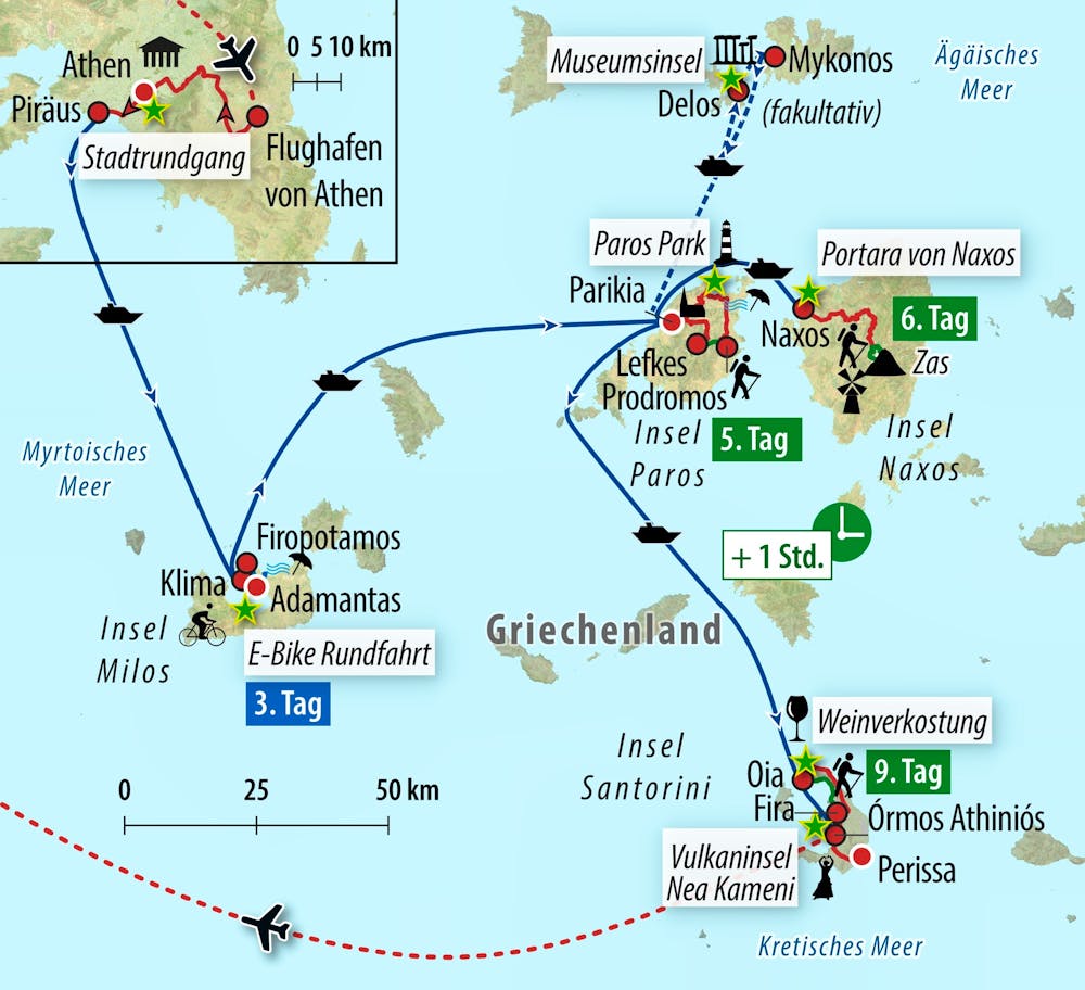 Ihre Reiseroute – © Eberhardt TRAVEL
