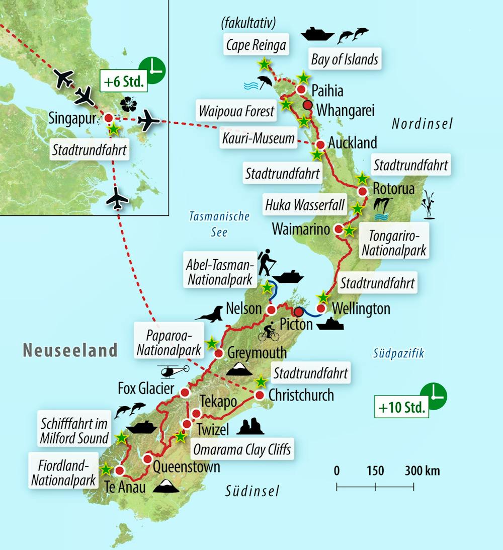 Ihre Reiseroute – © Eberhardt TRAVEL
