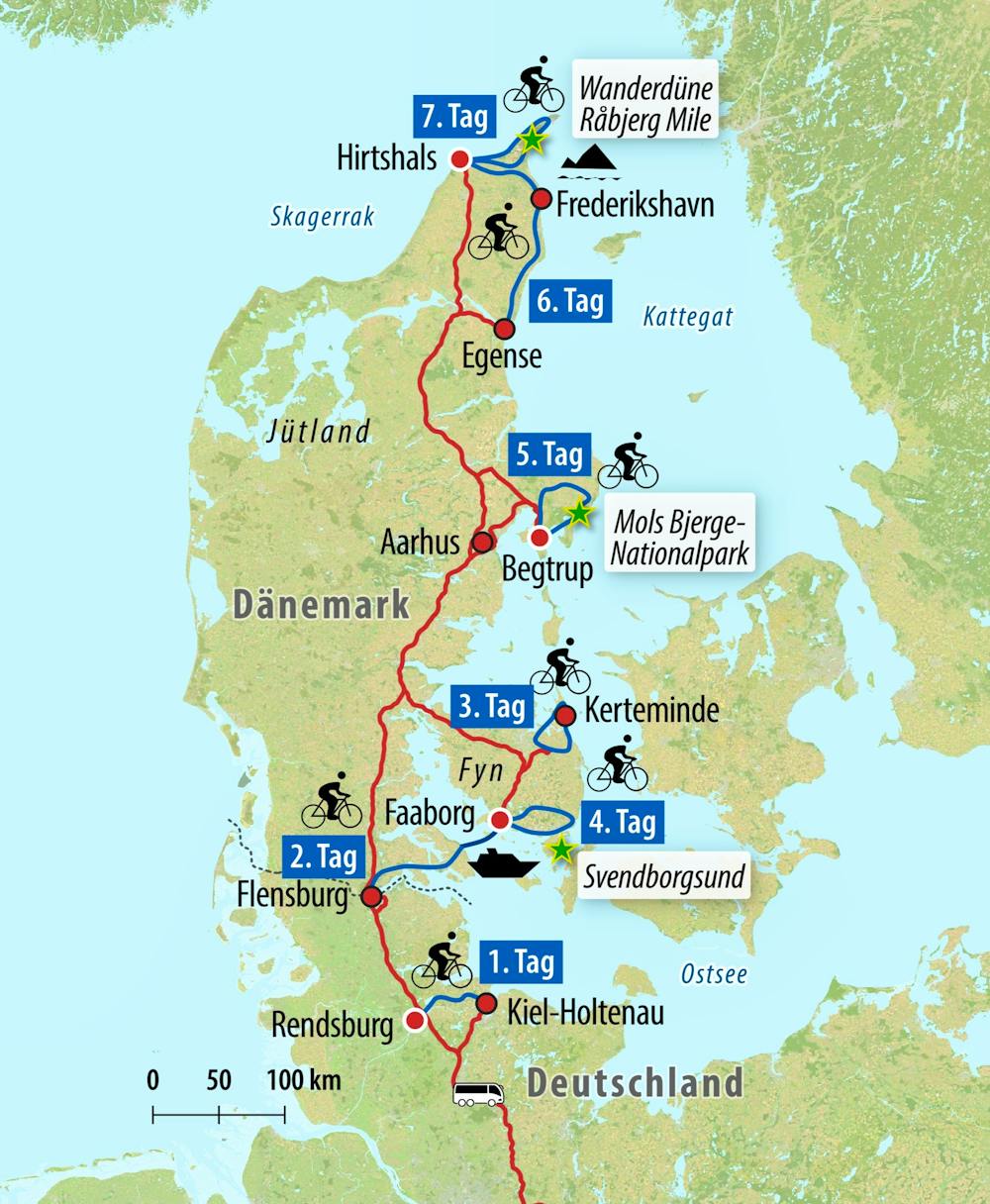Ihre Reiseroute – © Eberhardt TRAVEL
