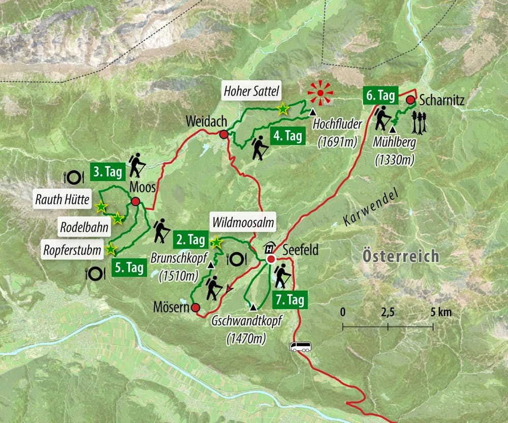 Ihre Reiseroute – © Eberhardt TRAVEL