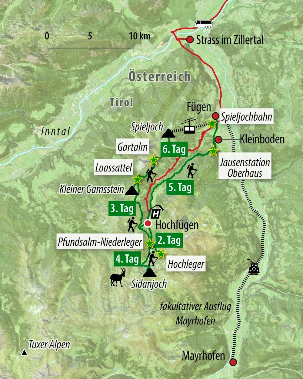 Ihre Reiseroute – © Eberhardt TRAVEL