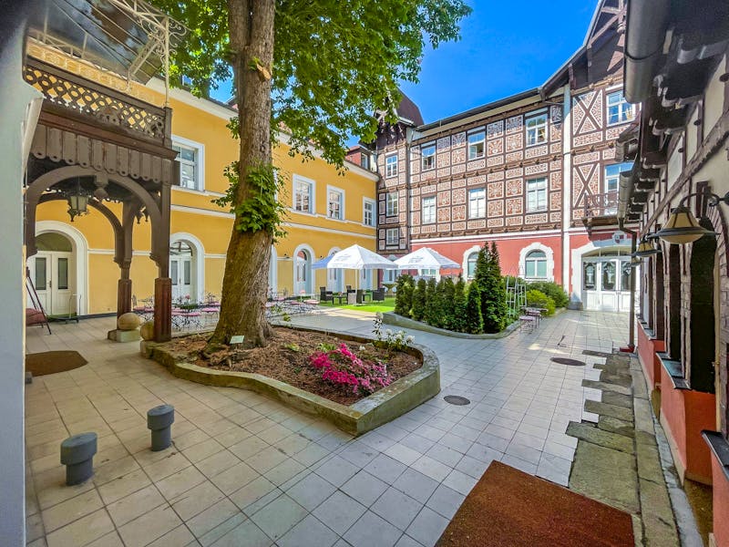 Franzensbad - Kurhotel Drei Lilien - Atrium – ©Kurhotel Drei Lilien Franzensbad