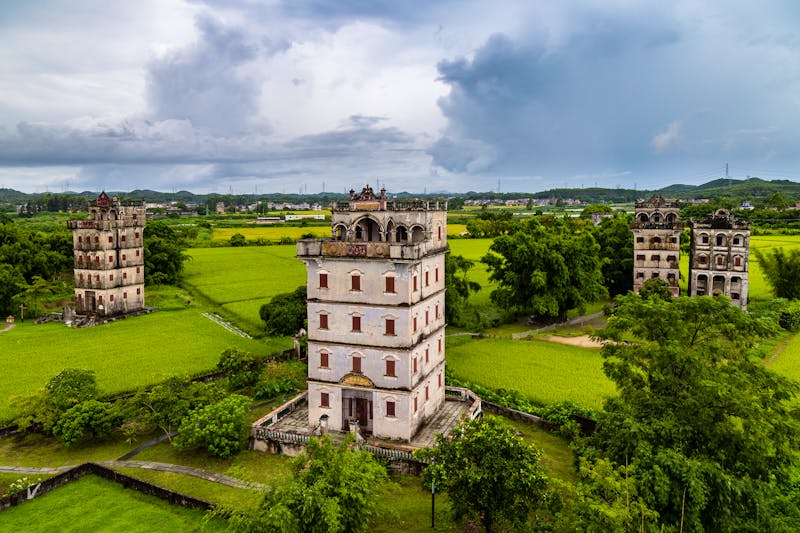 Wehr- und Wohntürme von Diaolou in Guangdong, China - ©giusparta - stock.adobe.com