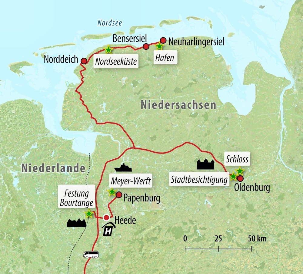 Ihre Reiseroute – © Eberhardt TRAVEL