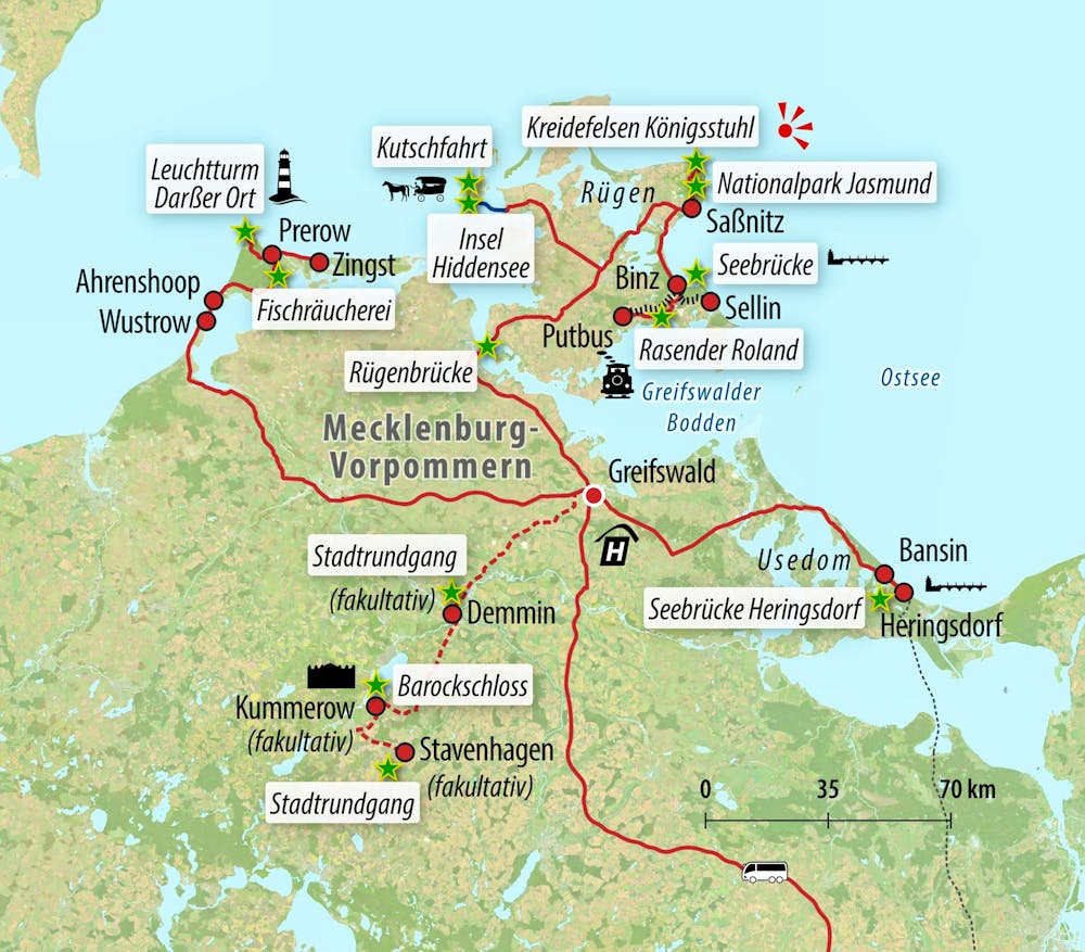 Ihre Reiseroute – © Eberhardt TRAVEL