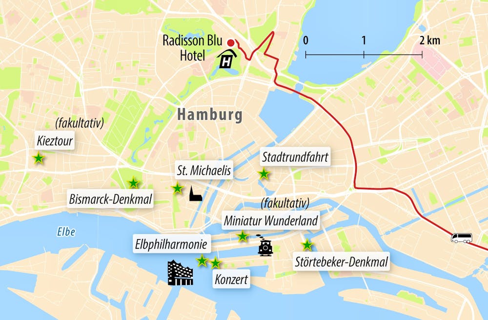 Ihre Reiseroute – © Eberhardt TRAVEL