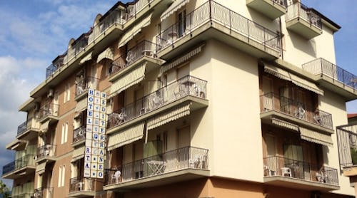 Hotel Residence Mediterraneo in Diano, Marina - Hotel von Außen – © Hotel Residence Mediterraneo