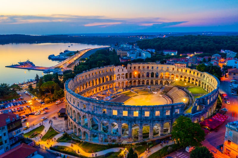 Das  Amphitheater in Pula, Kroatien - ©dudlajzov - stock.adobe.com