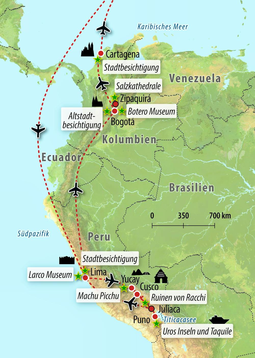 Ihre Reiseroute – © Eberhardt TRAVEL