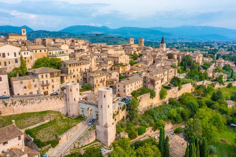 Blick auf Spello in Italien  - ©dudlajzov - stock.adobe.com