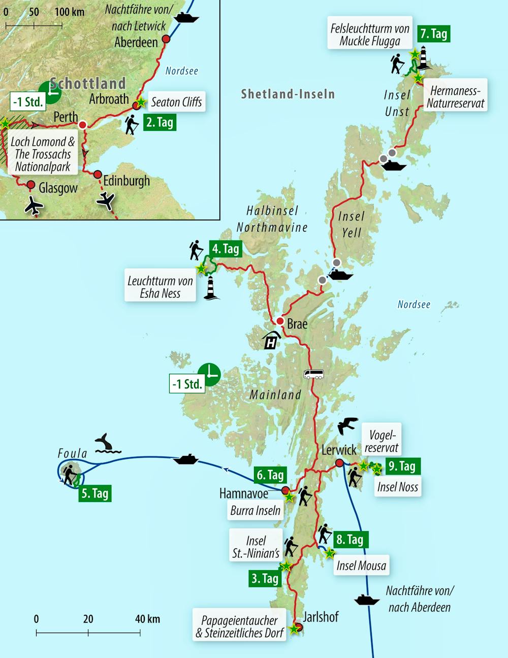 Ihre Reiseroute – © Eberhardt TRAVEL