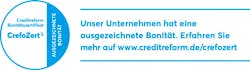 Creditreform Bonitätszertifikat – ©creditreform
