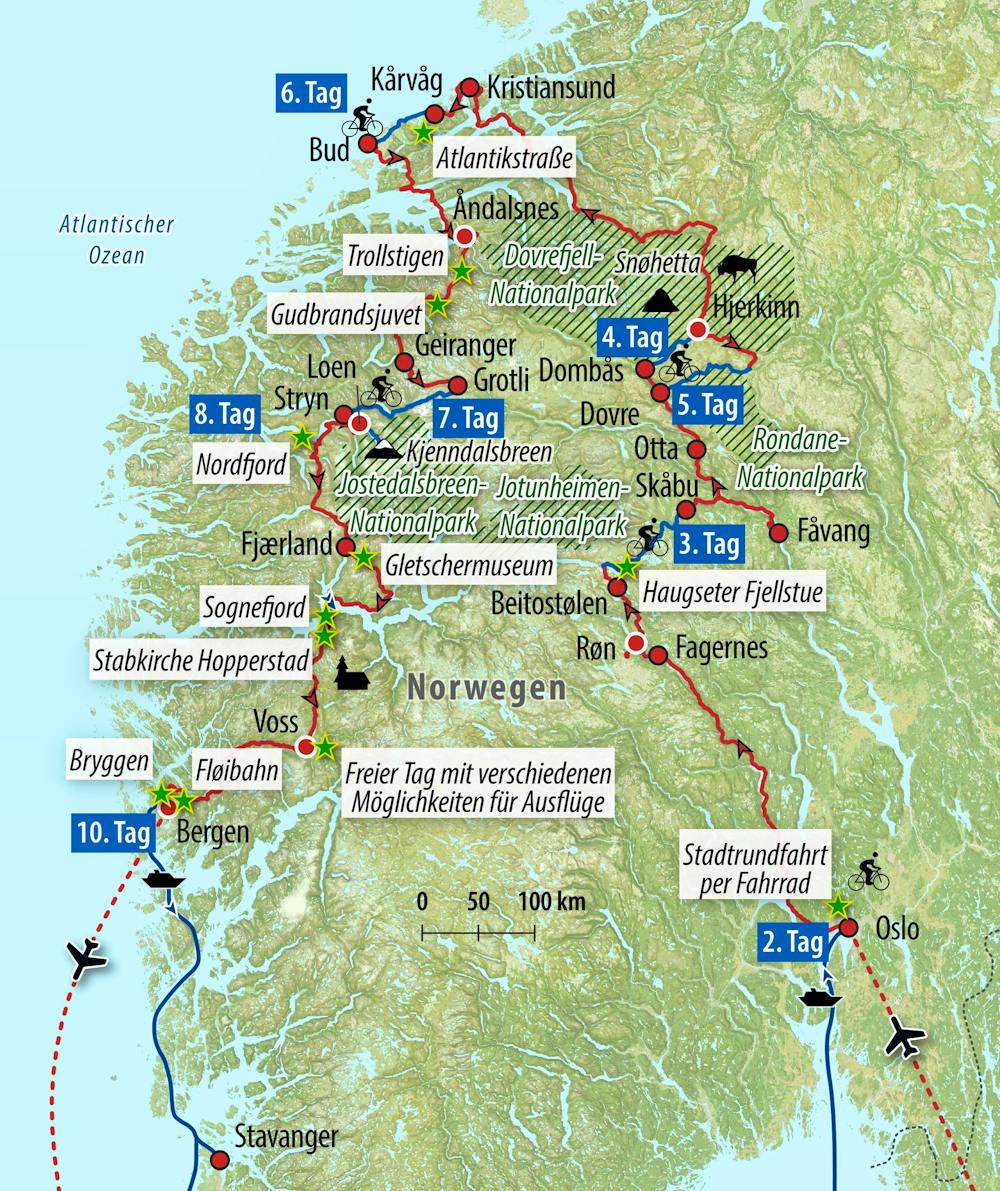 Ihre Reiseroute – © Eberhardt TRAVEL