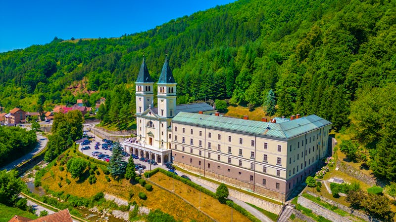 Franciscan Monastery Kraljeva Sutjeska in Bosnia and Herzegovina  - ©dudlajzov - stock.adobe.com