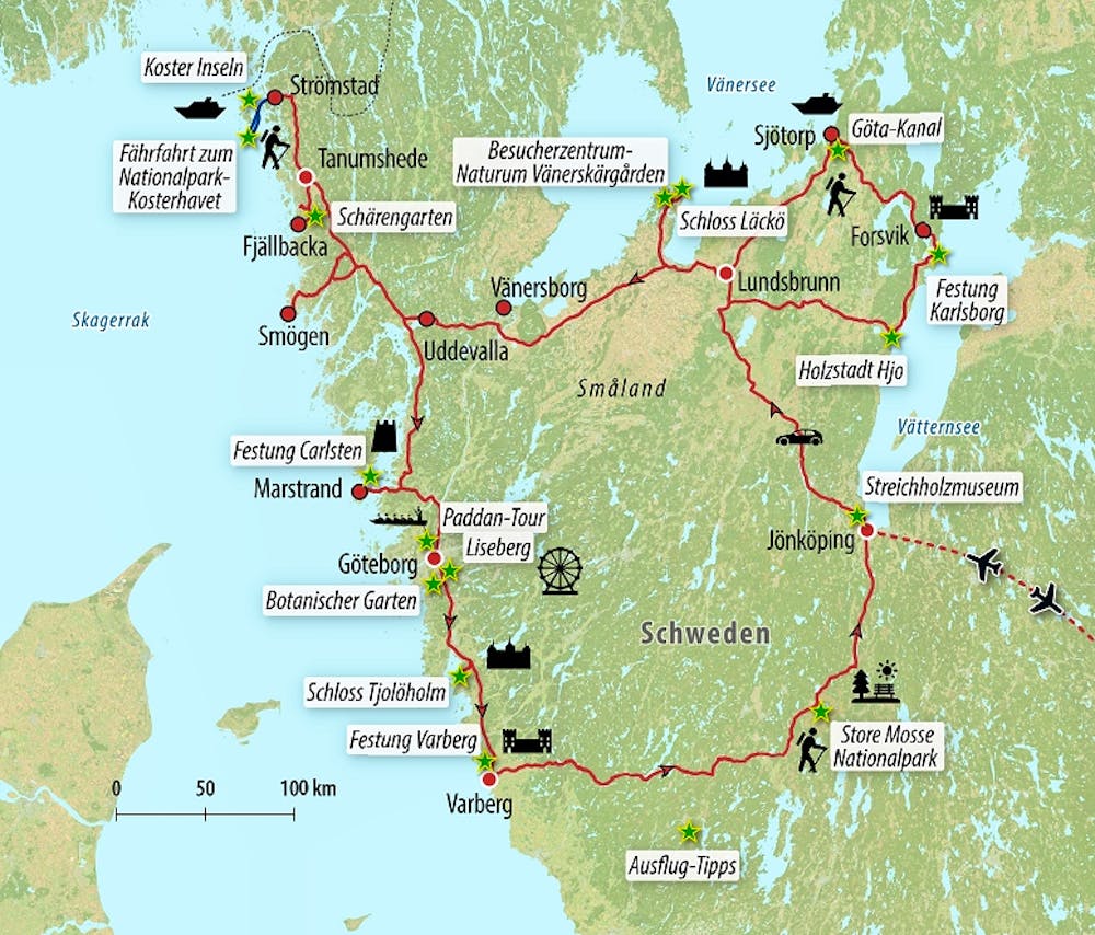 Ihre Reiseroute – © Eberhardt TRAVEL