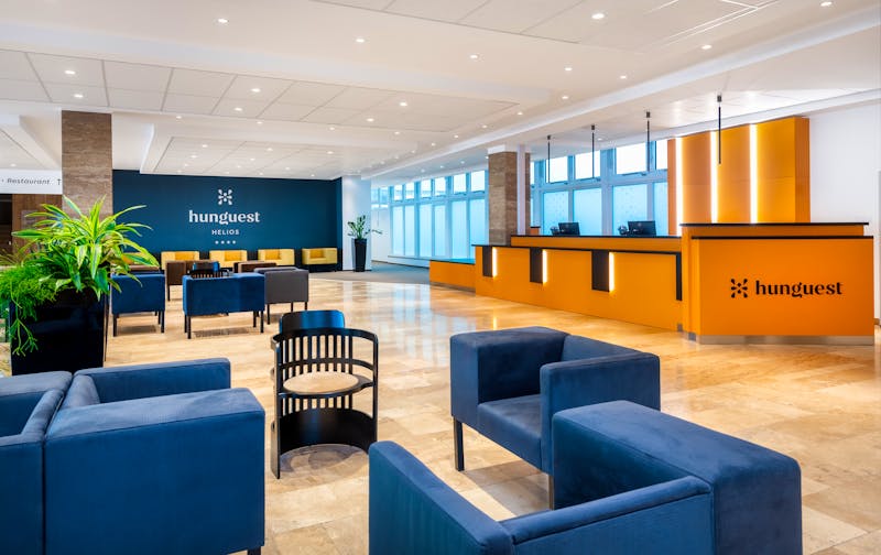 Rezeption im Hunguest Hotel Helios in Heviz – ©Hunguest Hotel Helios