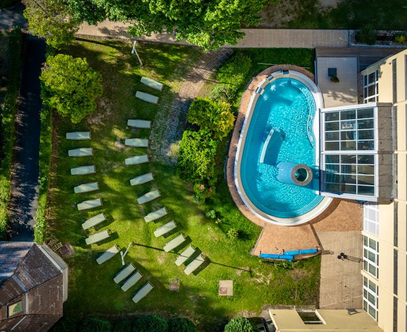 Luftaufnahme Hunguest Hotel Helios in Heviz – ©Hunguest Hotel Helios