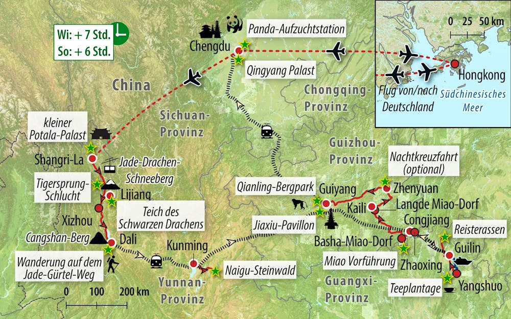 Ihre Reiseroute – © Eberhardt TRAVEL