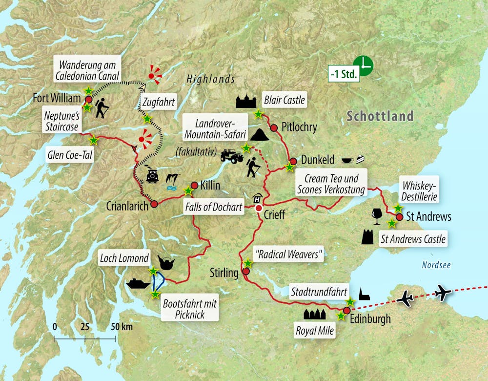 Ihre Reiseroute – © Eberhardt TRAVEL