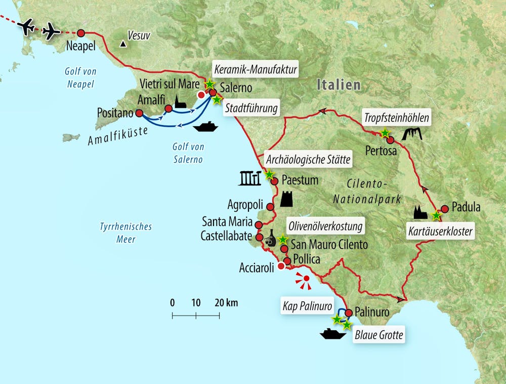 Ihre Reiseroute – © Eberhardt TRAVEL