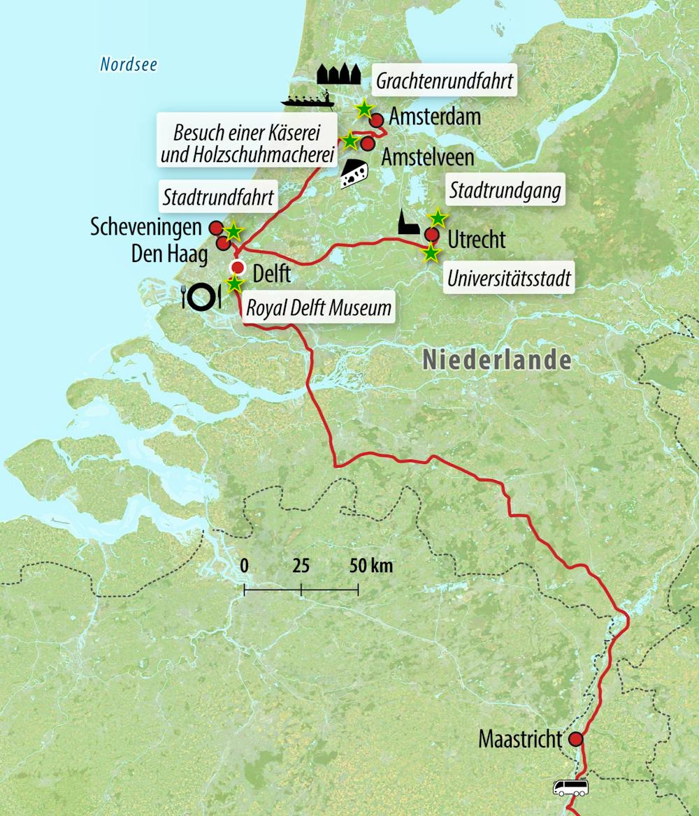Ihre Reiseroute – © Eberhardt TRAVEL