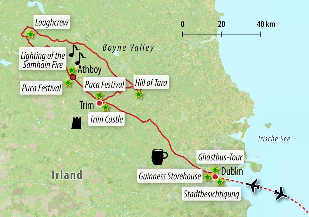 Ihre Reiseroute – © Eberhardt TRAVEL