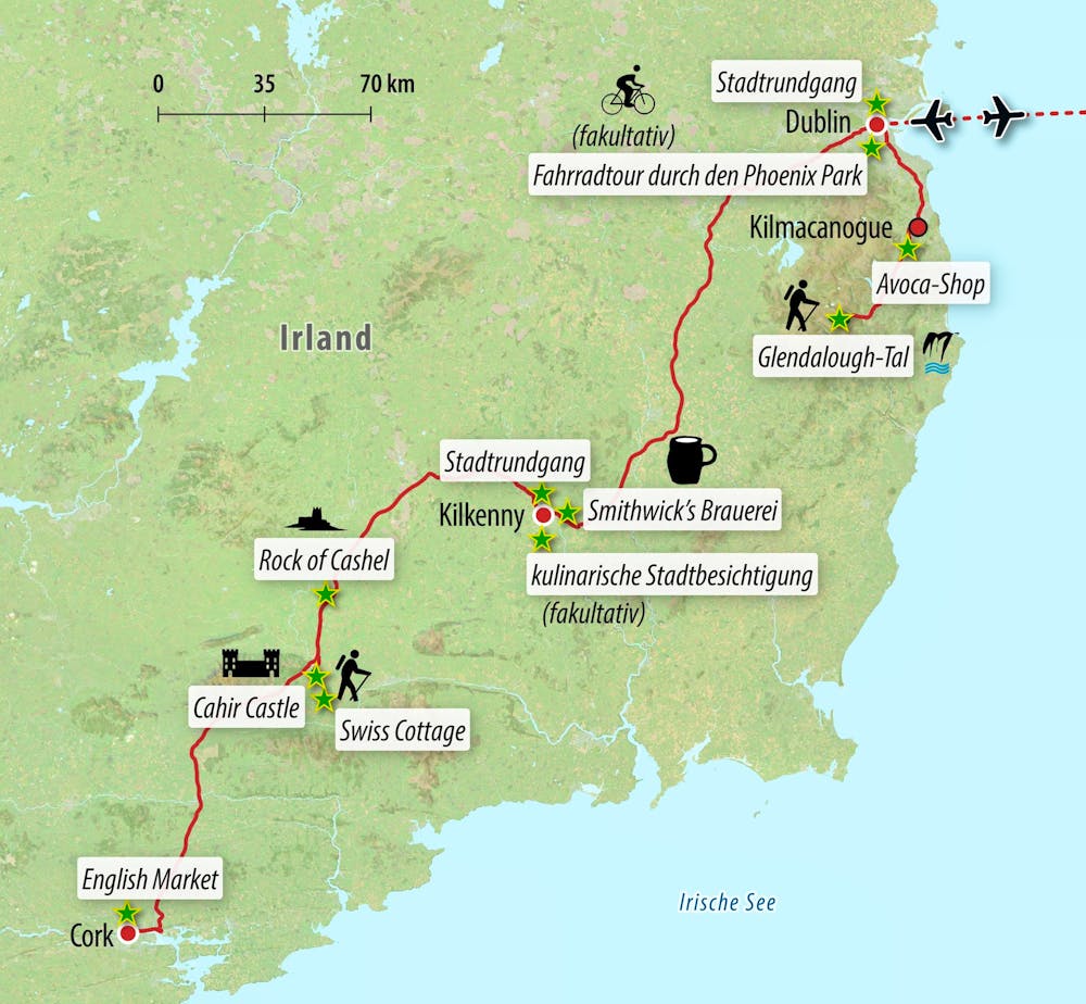 Ihre Reiseroute – © Eberhardt TRAVEL