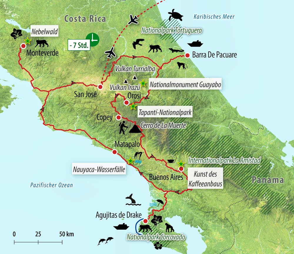 Ihre Reiseroute – © Eberhardt TRAVEL