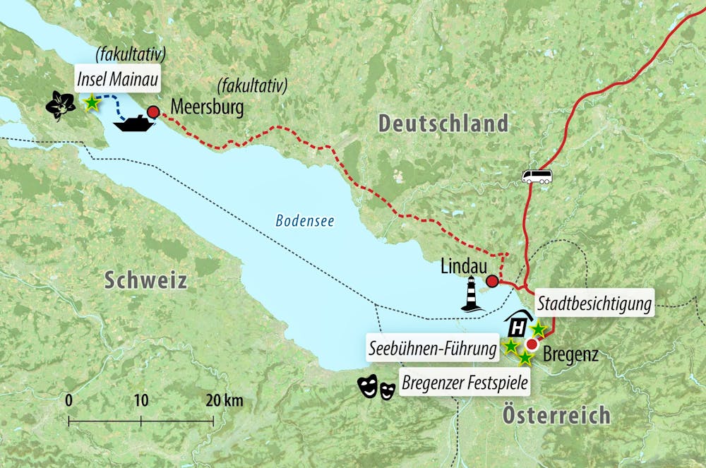 Ihre Reiseroute – © Eberhardt TRAVEL