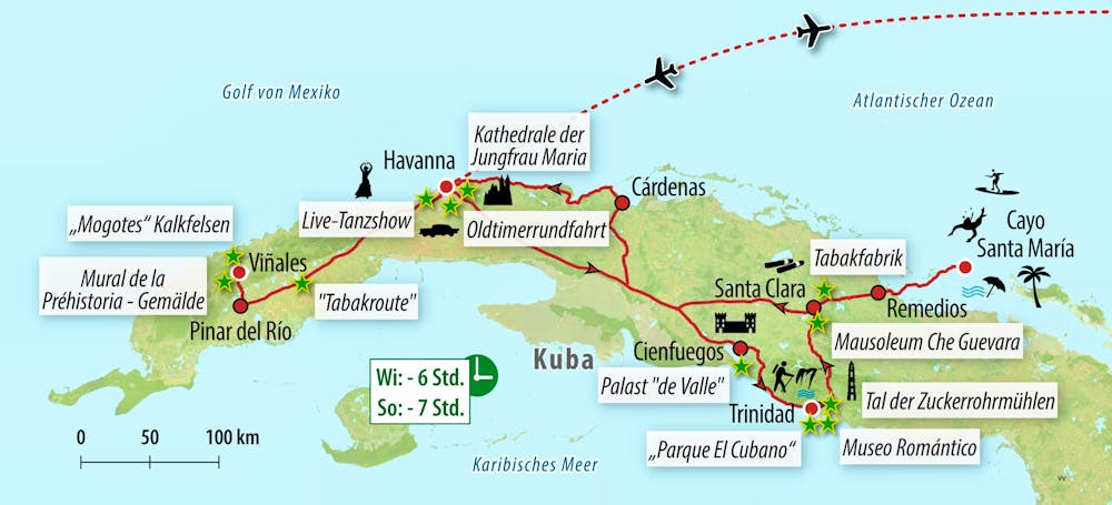Ihre Reiseroute – © Eberhardt TRAVEL