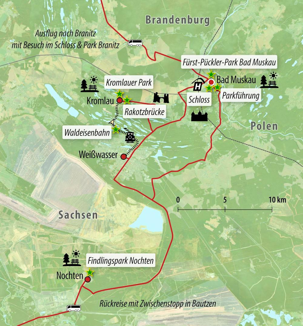 Ihre Reiseroute – © Eberhardt TRAVEL
