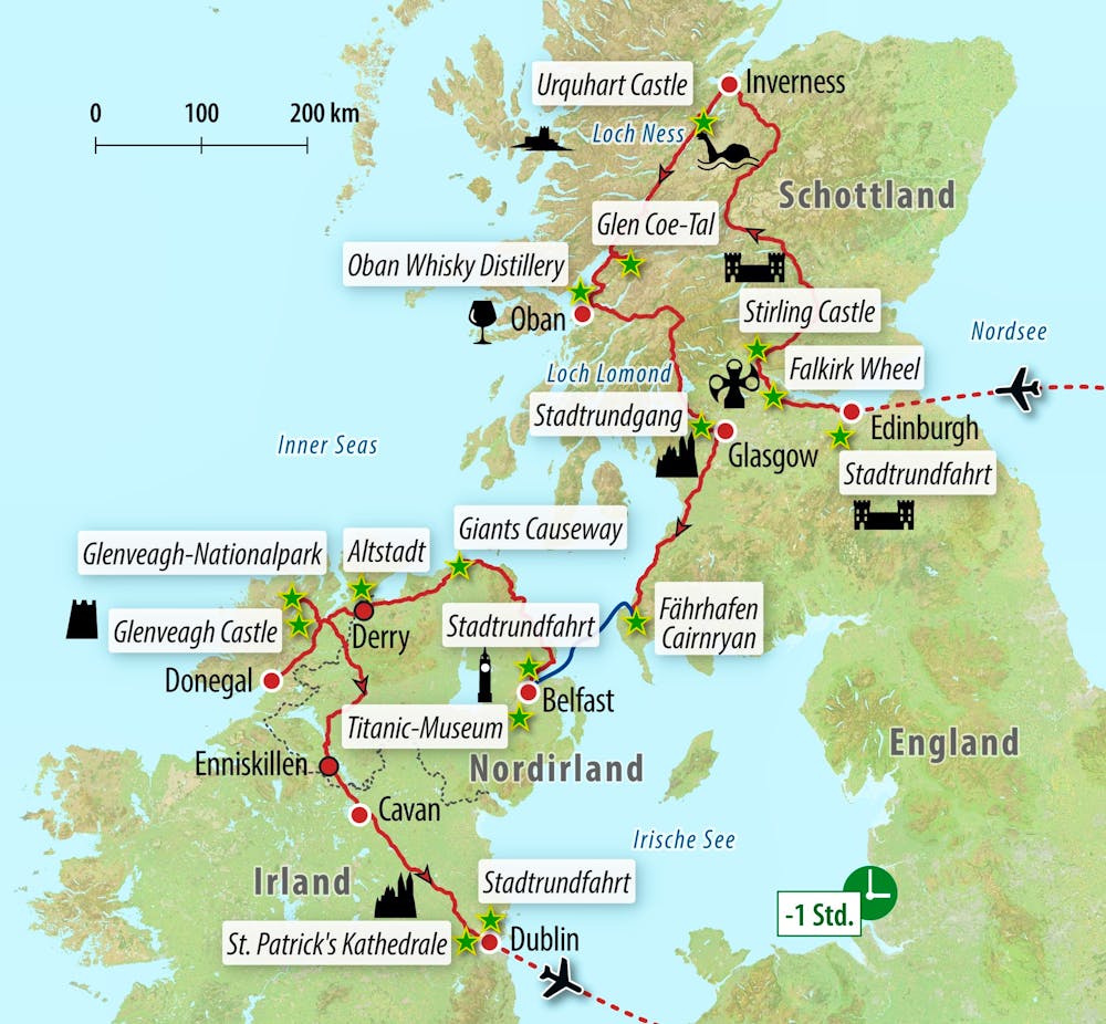 Ihre Reiseroute – © Eberhardt TRAVEL