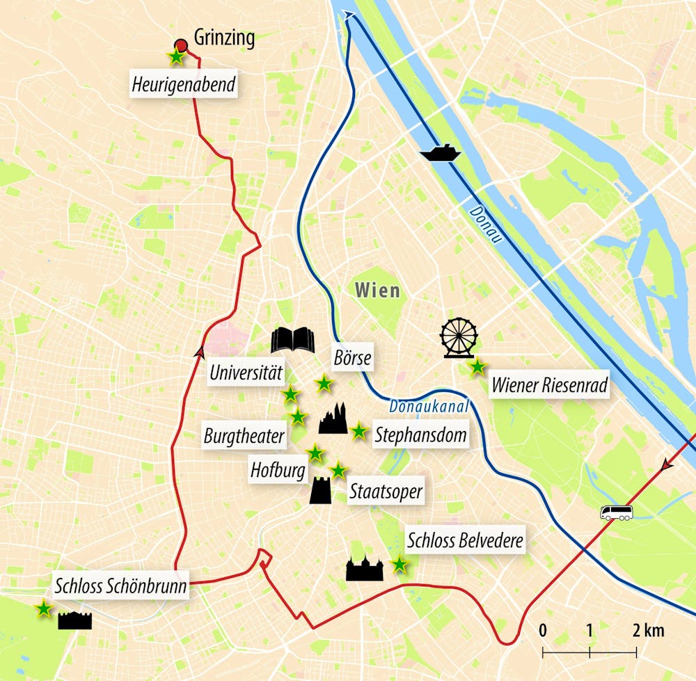Ihre Reiseroute – © Eberhardt TRAVEL