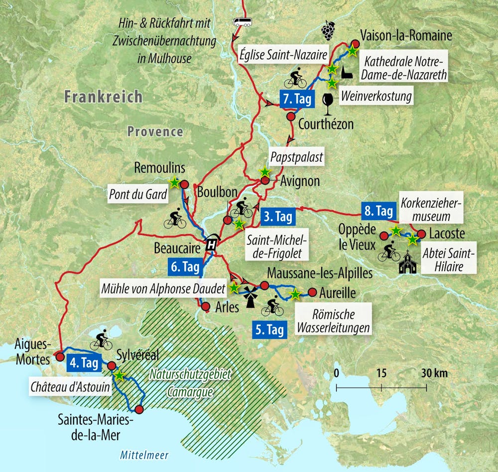 Ihre Reiseroute – © Eberhardt TRAVEL