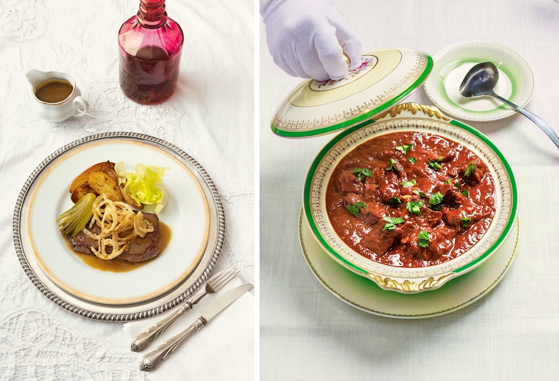 Zwiebelrostbraten und Saftgulasch Pörkölt – © © DK Verlag / Sissi Trilogie, Fotograf: Hayden Dib