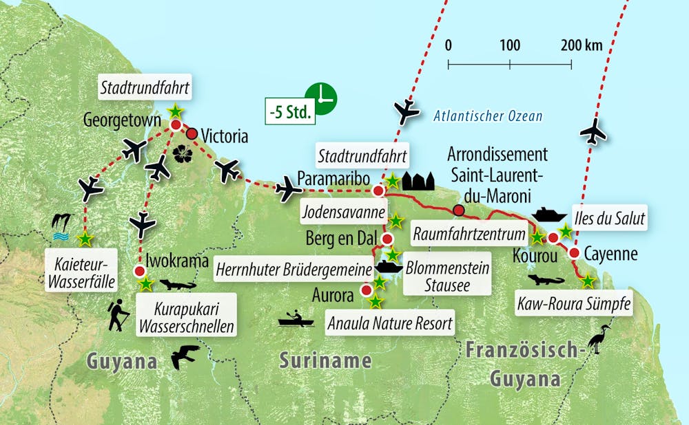Ihre Reiseroute – © Eberhardt TRAVEL