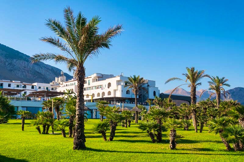 Saracen Sands Hotel & Congress Centre in Capaci, Italien - Hotel von außen &nbsp;&ndash;&nbsp;&copy;&nbsp;Saracen Sands Hotel & Congress Centre