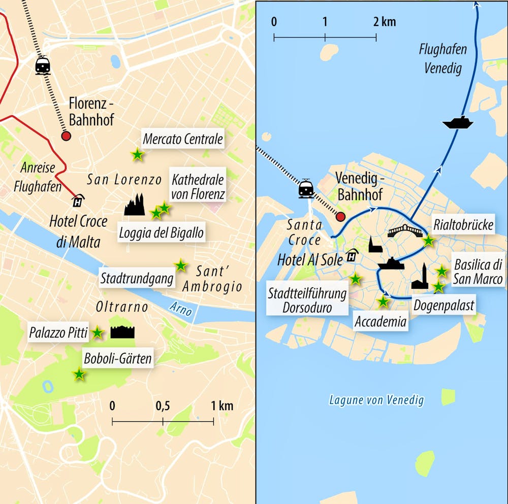 Ihre Reiseroute – © Eberhardt TRAVEL